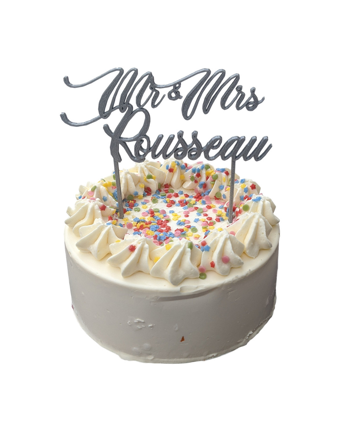 64 Pièces Cake Topper Personnalisé Topper Personnalisé Deco Gateau  Personnalisé Décoration de Gâteau d'Anniversaire Personnalisée pour  Anniversaire fête Mariage : : Cuisine et Maison